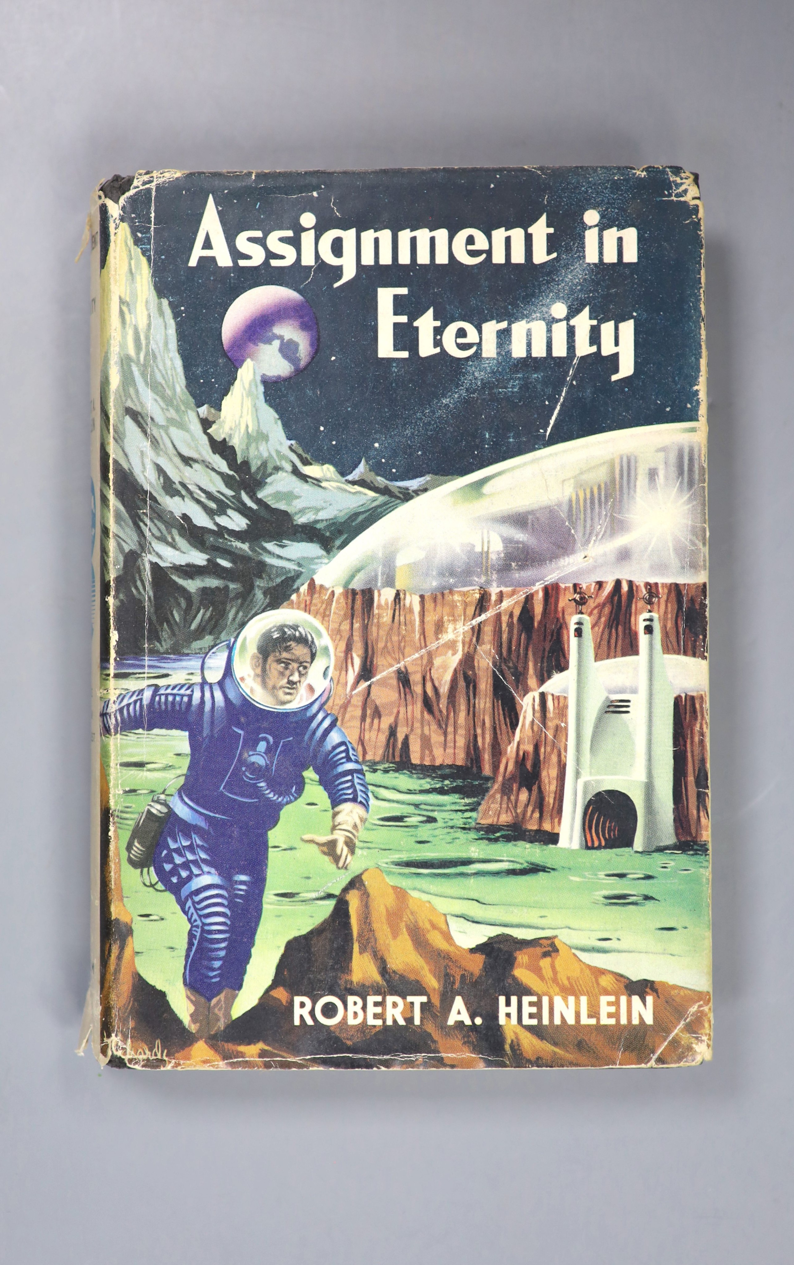 Heinlein, Robert A - Six works - Beyond This Horizon, 1st edition, with unclipped d/j, Fantasy Press, 1949; The Man Who Sold the Moon, 1st edition, with unclipped d/j, Shasta, Chicago, 1950; The Green Hills of Earth, 1st